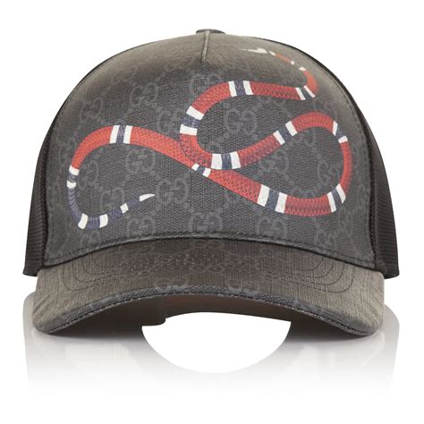 gucci snake trucker hat|Gucci Hats & Gloves for Men .